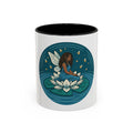 Lotus Fairy Coffee Mug — Whimsical Night Garden Accent Mug