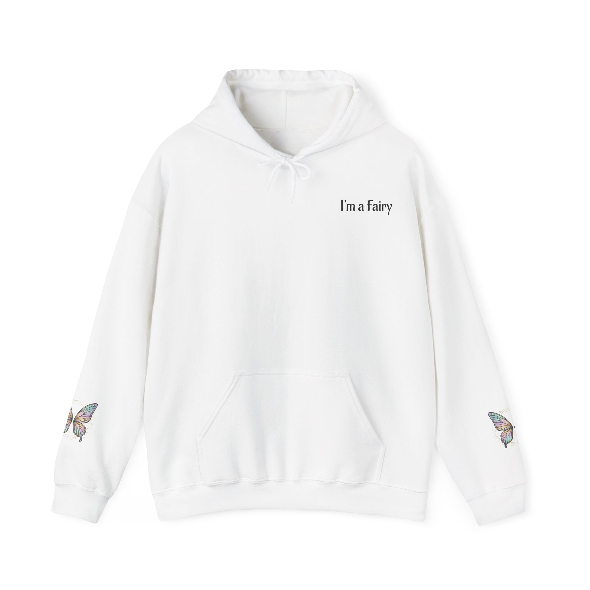 Fairy Wings Hoodie — "I'm a Fairy" Cozy Graphic Pullover