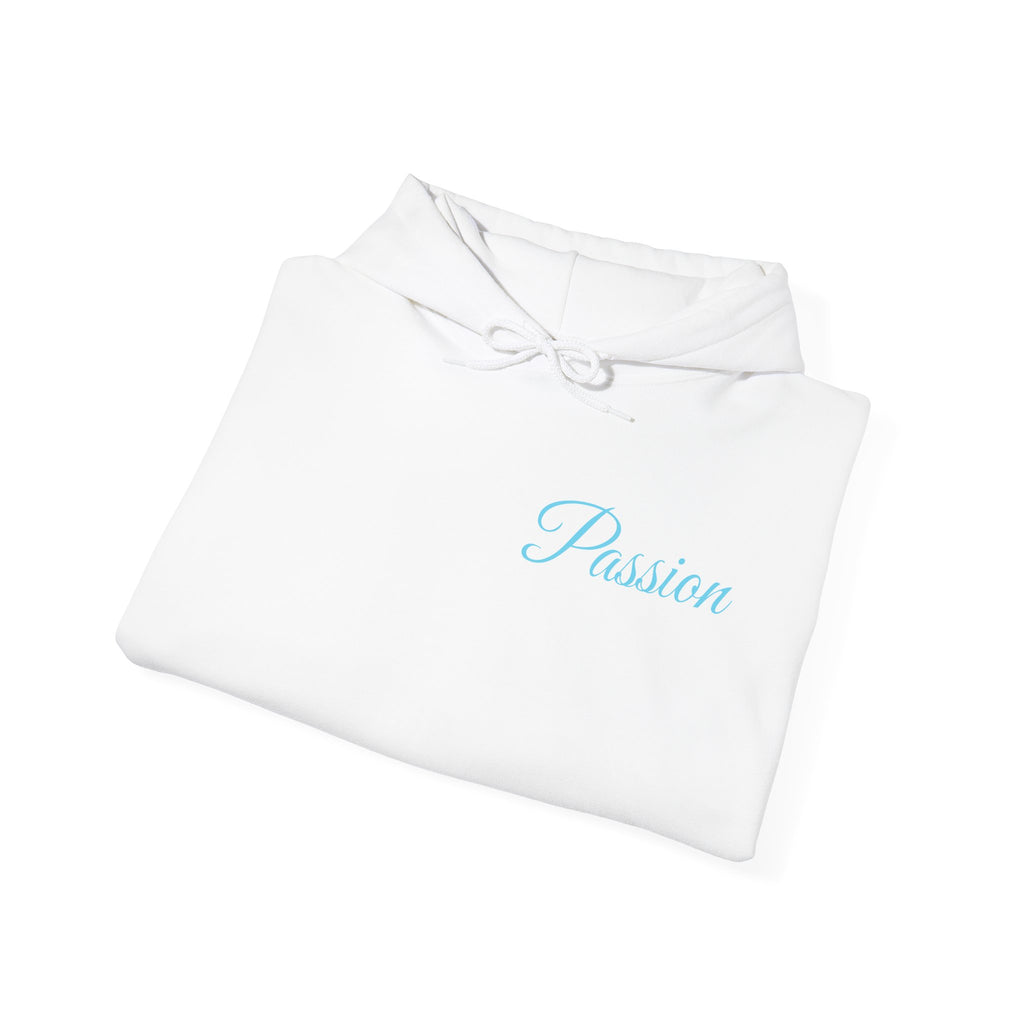 Dragon Isle Hoodie — Passion Script Fantasy Hoodie with Floating Island Art
