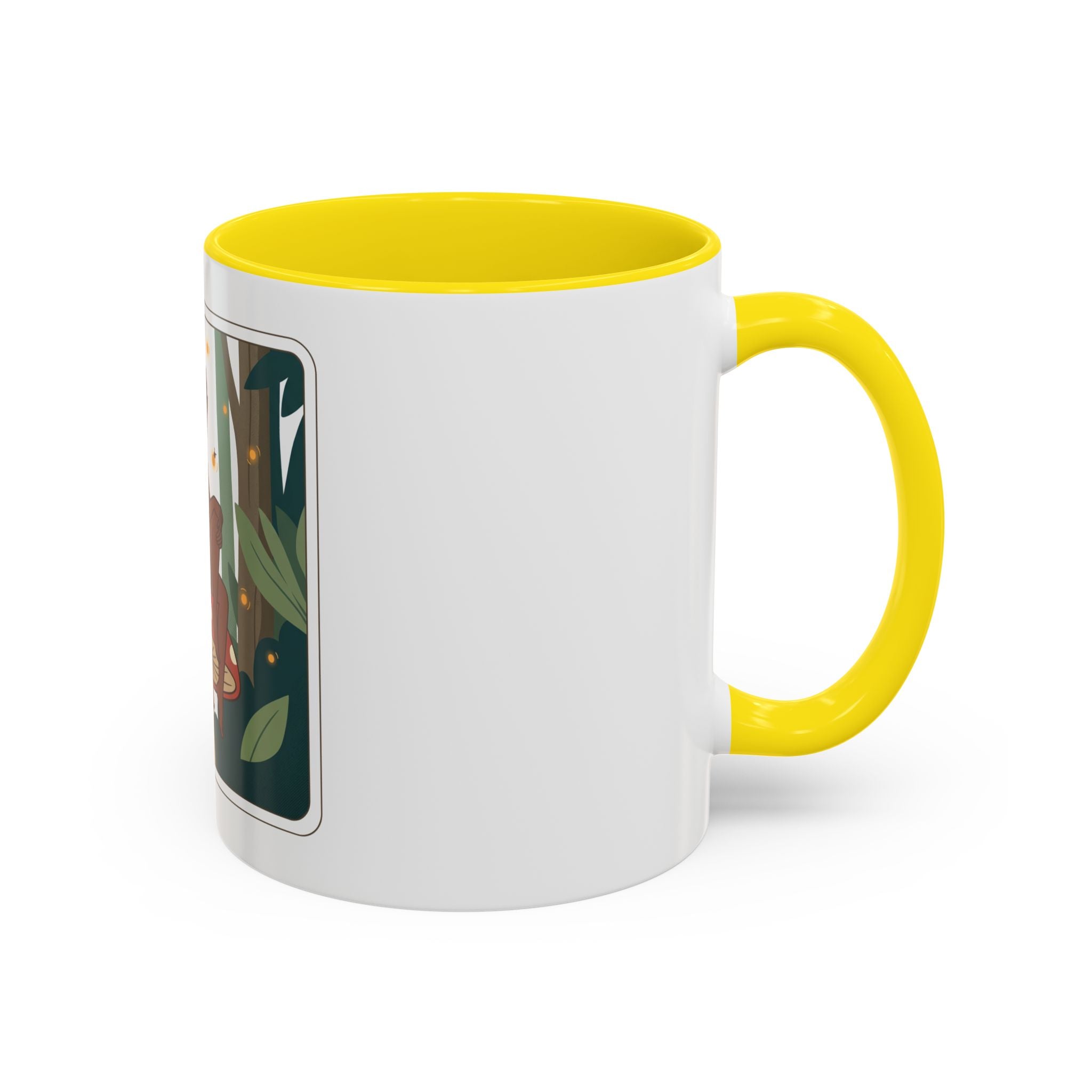 Fairy Mushroom Coffee Mug — Whimsical Forest Fairy Design (11/15 oz)