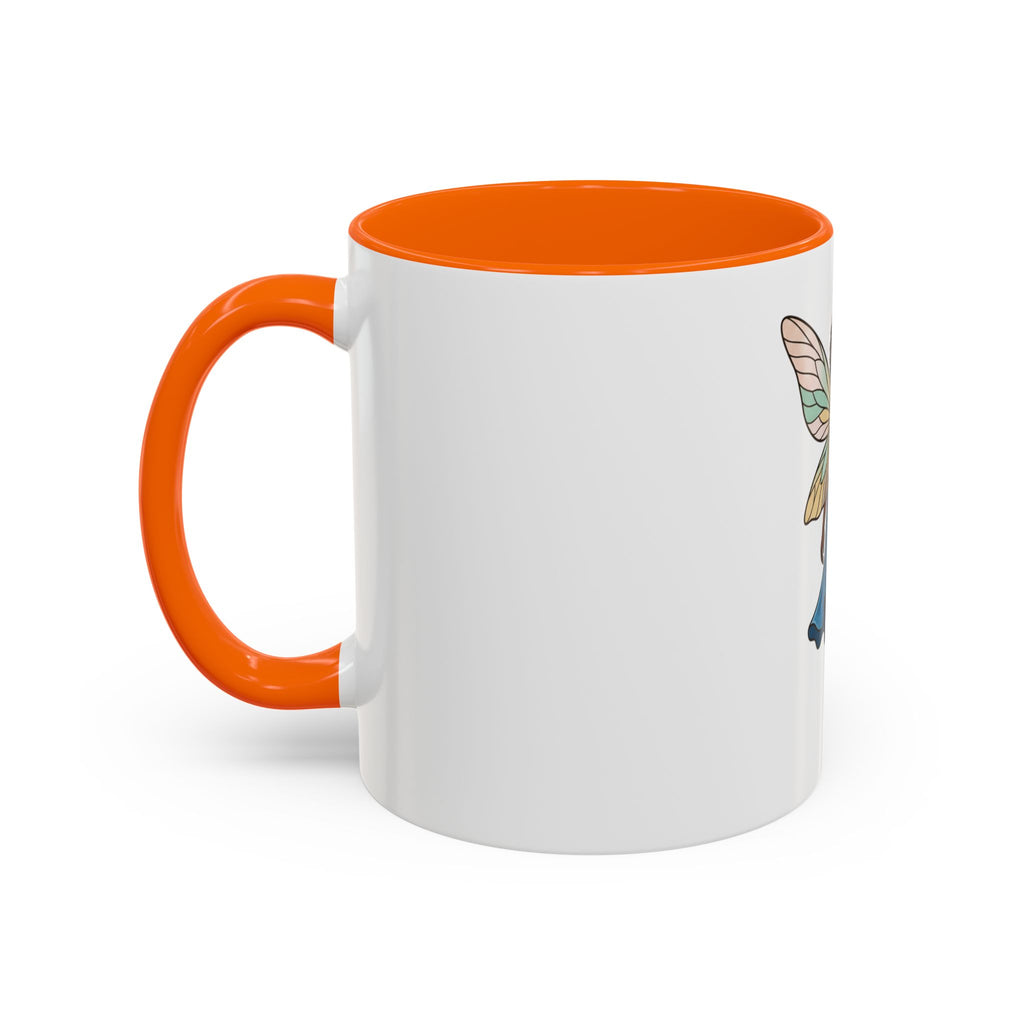 Black Fairy Wings Coffee Mug — Inspirational Magic Mug for Women & Girls