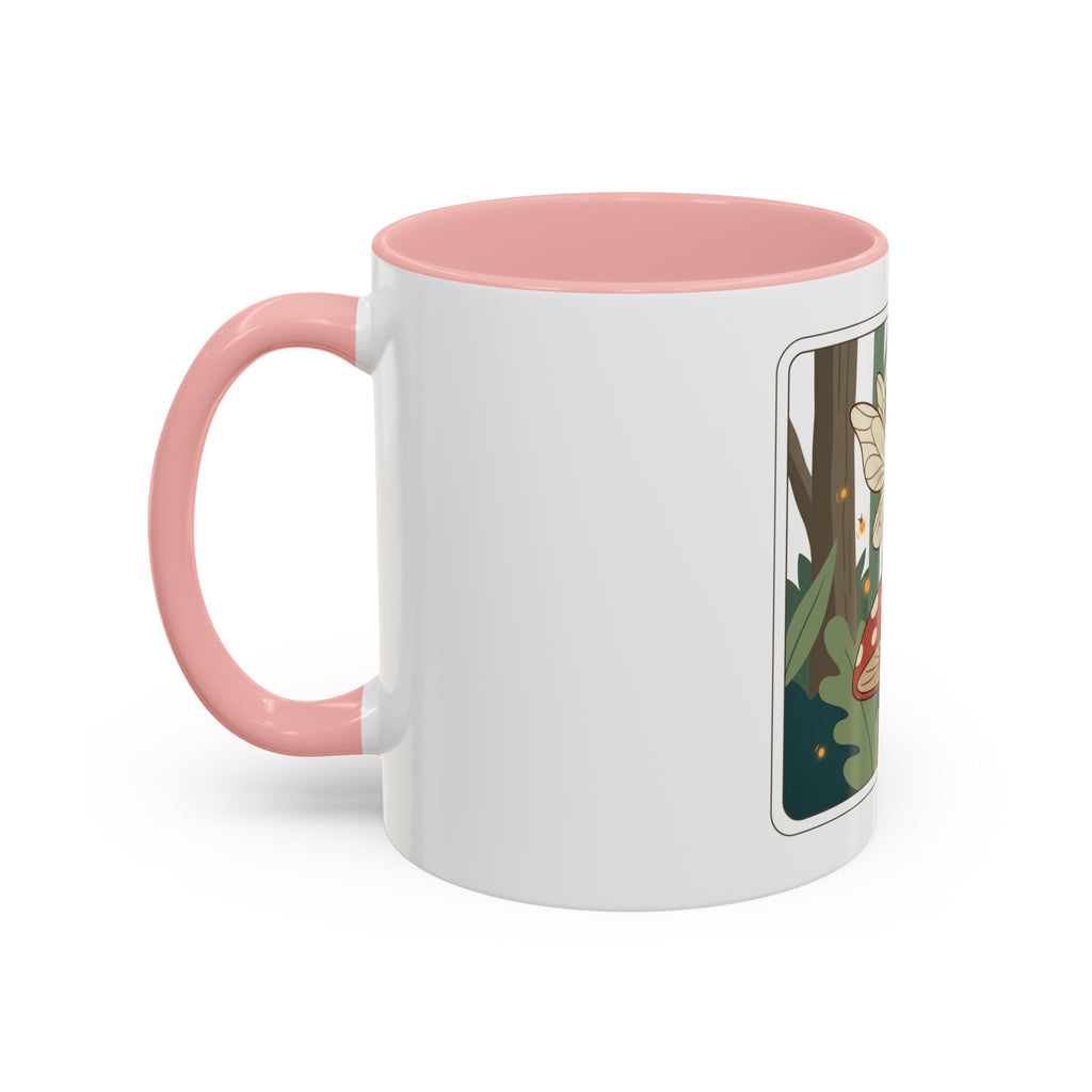Fairy Mushroom Coffee Mug — Whimsical Forest Fairy Design (11/15 oz)