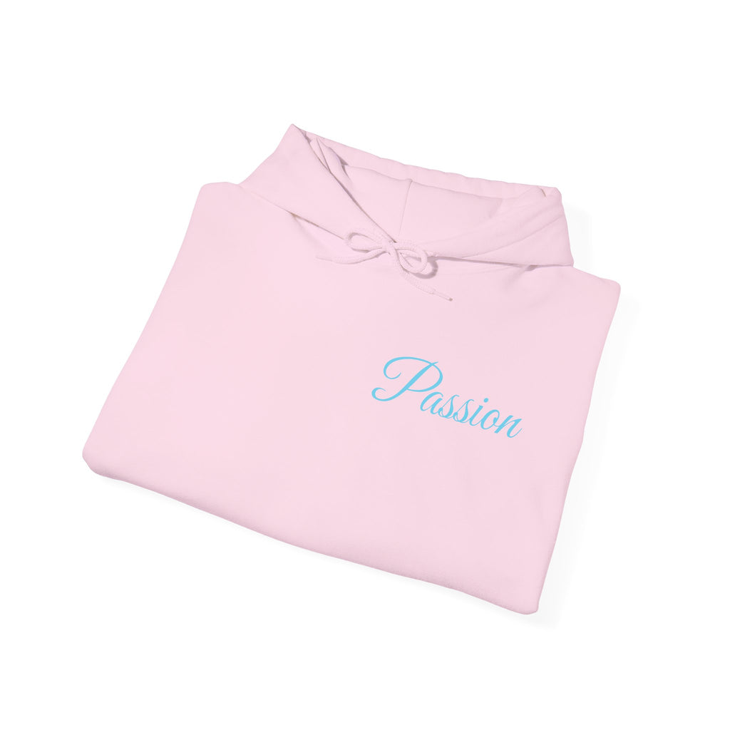 Dragon Isle Hoodie — Passion Script Fantasy Hoodie with Floating Island Art