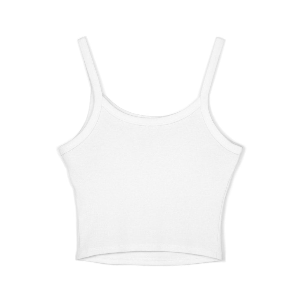 Butterfly Trim Tank Top - Cute Pink Floral Center Graphic